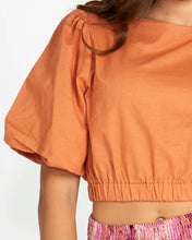 Load image into Gallery viewer, Sass Clothing Marnie Balloon Sleeve Top Ginger
