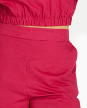 Load image into Gallery viewer, Sass Clothing Marnie Relaxed Pant Berry
