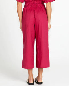Sass Clothing Marnie Relaxed Pant Berry