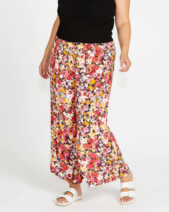 Sass Clothing Arabella Wide Leg Pant Flower Print
