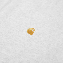 Load image into Gallery viewer, Carhartt WIP S/S Chase T-shirt Ash Heather/Gold
