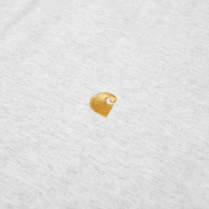 Carhartt WIP S/S Chase T-shirt Ash Heather/Gold