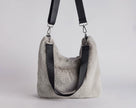 DEA The Label Faux Fur Slouch Bag Dove