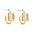 Tiger Tree Gold Frances Crystal Hoops