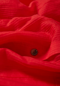 Brixton East Side Boxy L/S Button Down Crimson