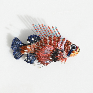 Trovelore Lion Sea Fish Brooch