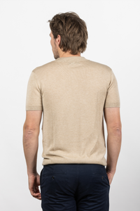 Cutler & Co Yiannis polo Sandstone