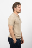 Cutler & Co Yiannis polo Sandstone