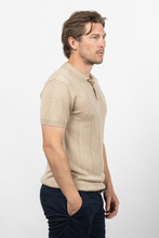 Load image into Gallery viewer, Cutler &amp; Co Yiannis polo Sandstone
