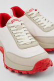 Camper Mens Drift Trail Vibram Sneakers White/Beige/Orange