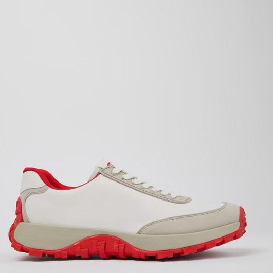 Camper Mens Drift Trail Vibram Sneakers White/Beige/Orange