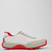 Camper Mens Drift Trail Vibram Sneakers White/Beige/Orange