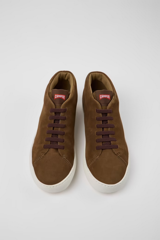 Camper Mens Peu Touring Sneakers Brown Nubuck