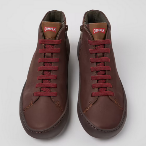 Camper Womens Peu Touring Sneakers Brown Leather