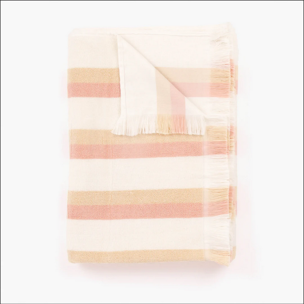 Layday Shallows Peach Single Beach Towel