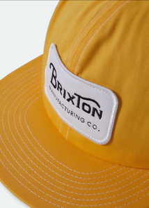 Brixton Grade HP Snapback Yellow