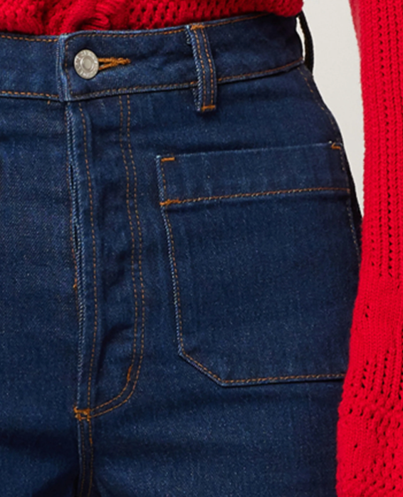 Rolla's Sailor Jean Riley Blue Cuff