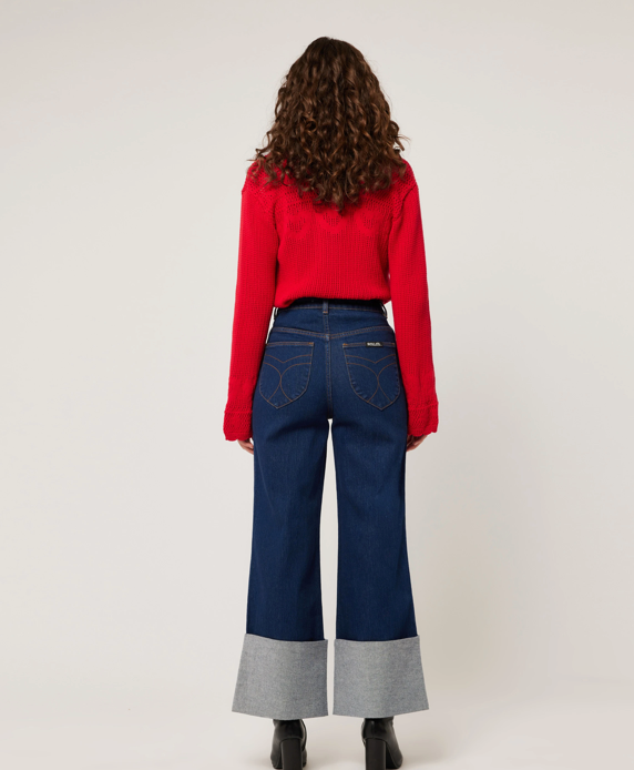 Rolla's Sailor Jean Riley Blue Cuff