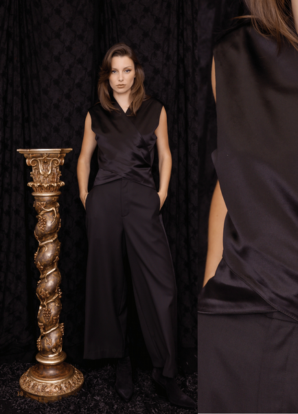 M. A. Dainty Fancy Pants Black/ Black
