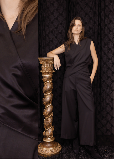 M. A. Dainty Fancy Pants Black/ Black