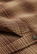 Load image into Gallery viewer, Brixton Builders Bowery Stretch Water Resistant L/S Flannel Pine Needle/Sunbaked
