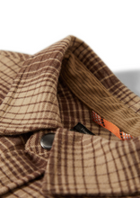 Load image into Gallery viewer, Brixton Builders Bowery Stretch Water Resistant L/S Flannel Pine Needle/Sunbaked
