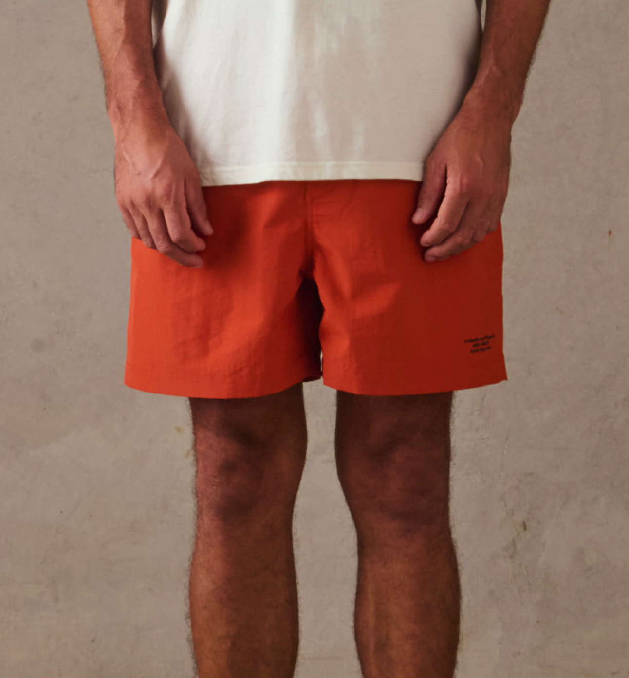McTavish Land Swim Short Rust