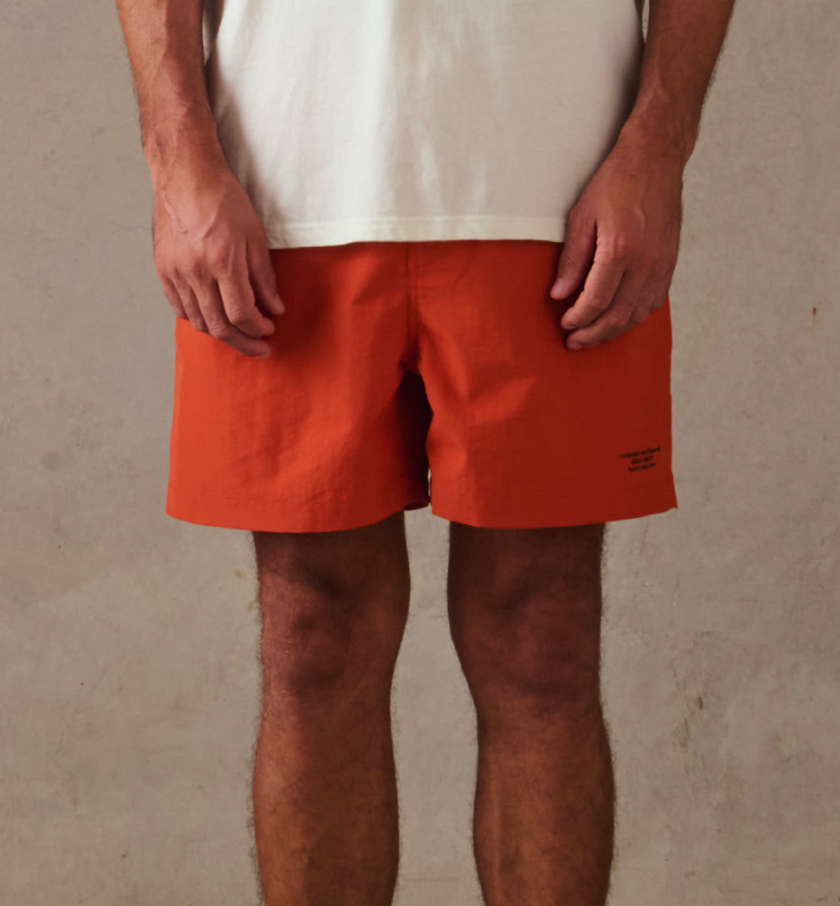 McTavish Land Swim Short Rust