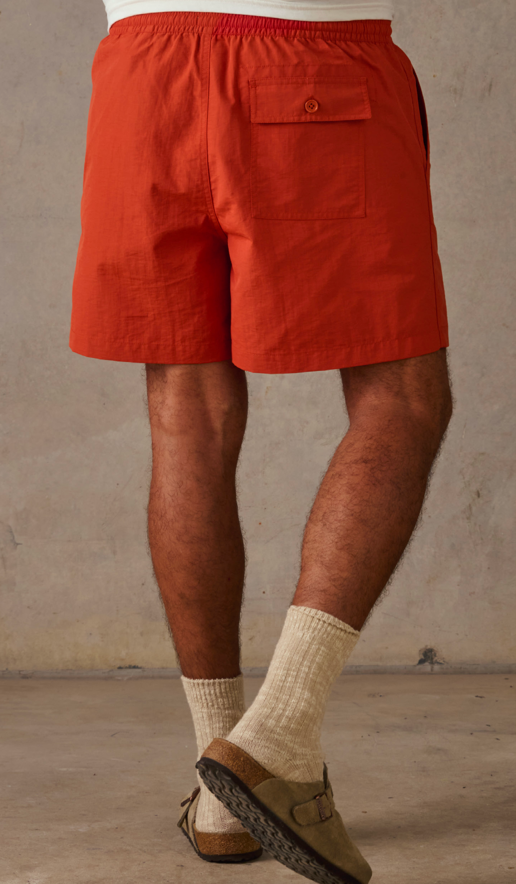 McTavish Land Swim Short Rust