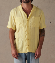 Load image into Gallery viewer, McTavish Camp Collar Shirt Light Yellow

