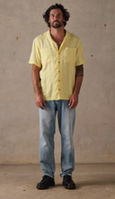 Load image into Gallery viewer, McTavish Camp Collar Shirt Light Yellow
