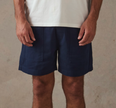 McTavish Twill Shorts Dark Blue