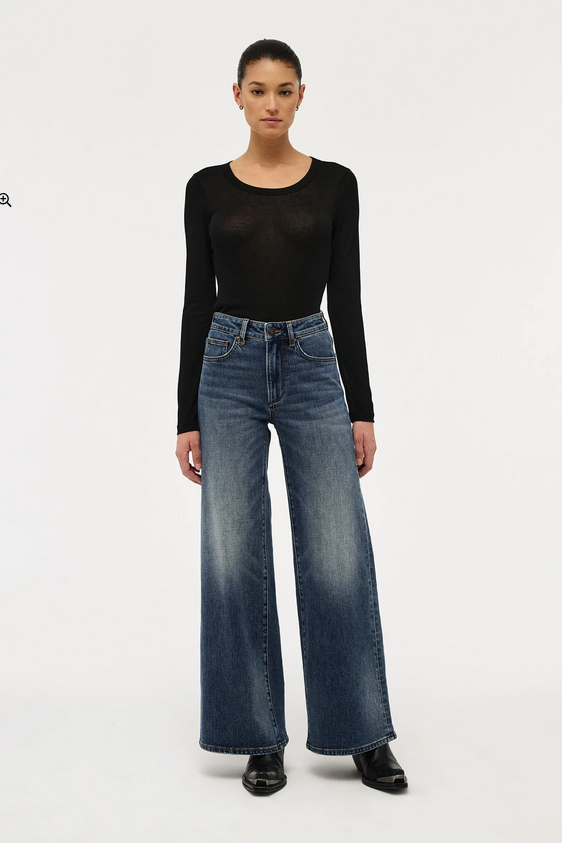 Neuw Denim Eva Wide Jeans Hedi Dark Vintage Indigo