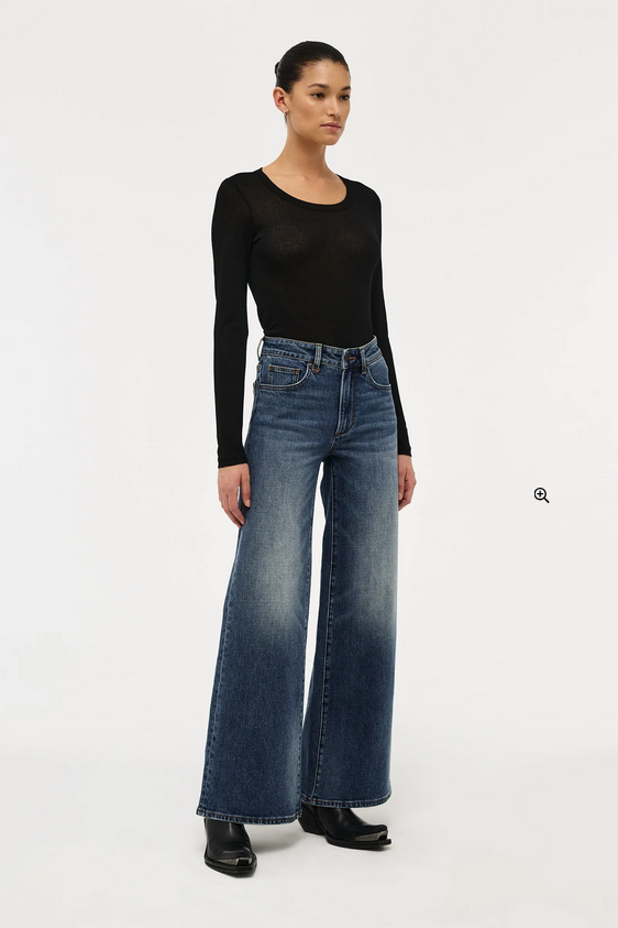 Neuw Denim Eva Wide Jeans Hedi Dark Vintage Indigo