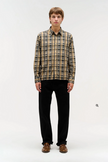 Neuw Denim Printed Check Long Sleeve Shirt Amber