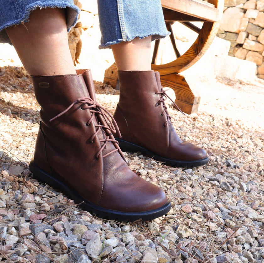 Laura Vita Cyrielle 12 Chocolate Leather Boots