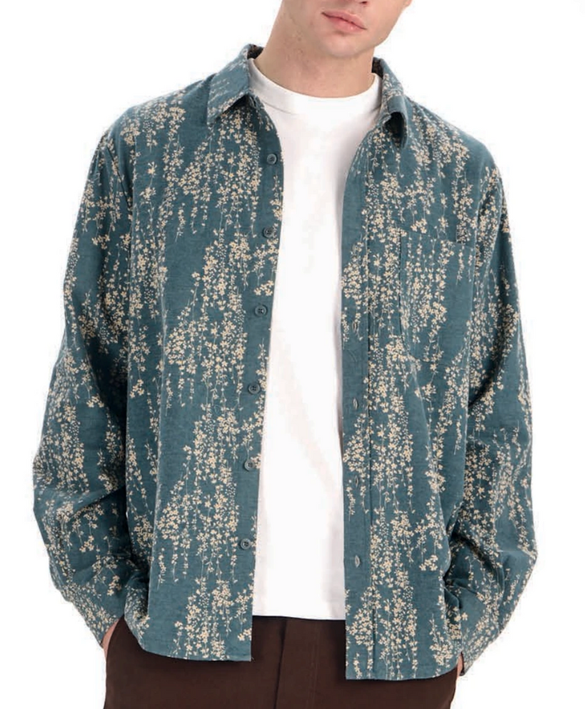 Komodo Spectre Shirt Blue Floral