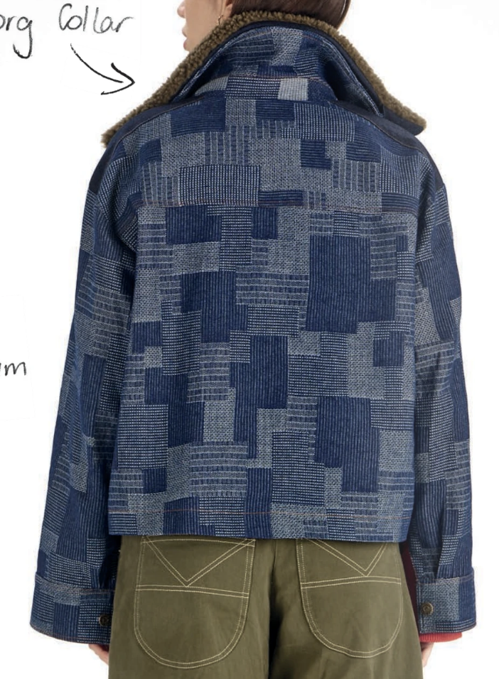 Komodo Raffie Jacket Artisanal Denim