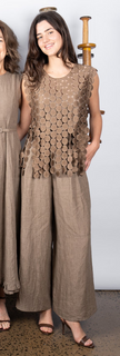 M. A. Dainty Coins Top Tan