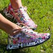 Laura Vita Burton 11 Side Zip Sneakers Cerise Pink