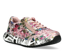 Laura Vita Burton 11 Side Zip Sneakers Cerise Pink