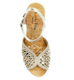 Laura Vita Hecalo 16 Platform Heels Gold Metallic