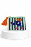 Tiger Tree Gobbles Beaded Chicken Purse