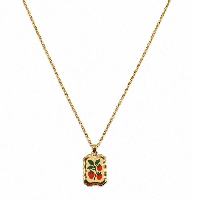 Tiger Tree Gold Strawberry Fields Necklace