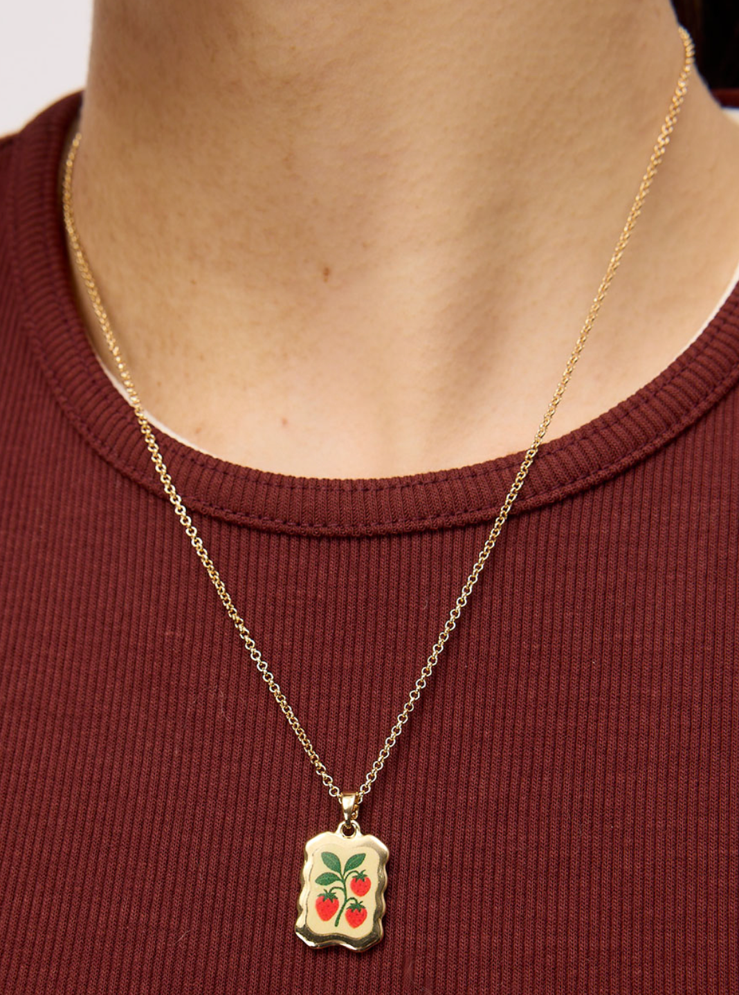 Tiger Tree Gold Strawberry Fields Necklace