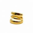 Tiger Tree Gold Triple Twist Ring