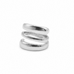 Tiger Tree Silver Triple Twist Ring
