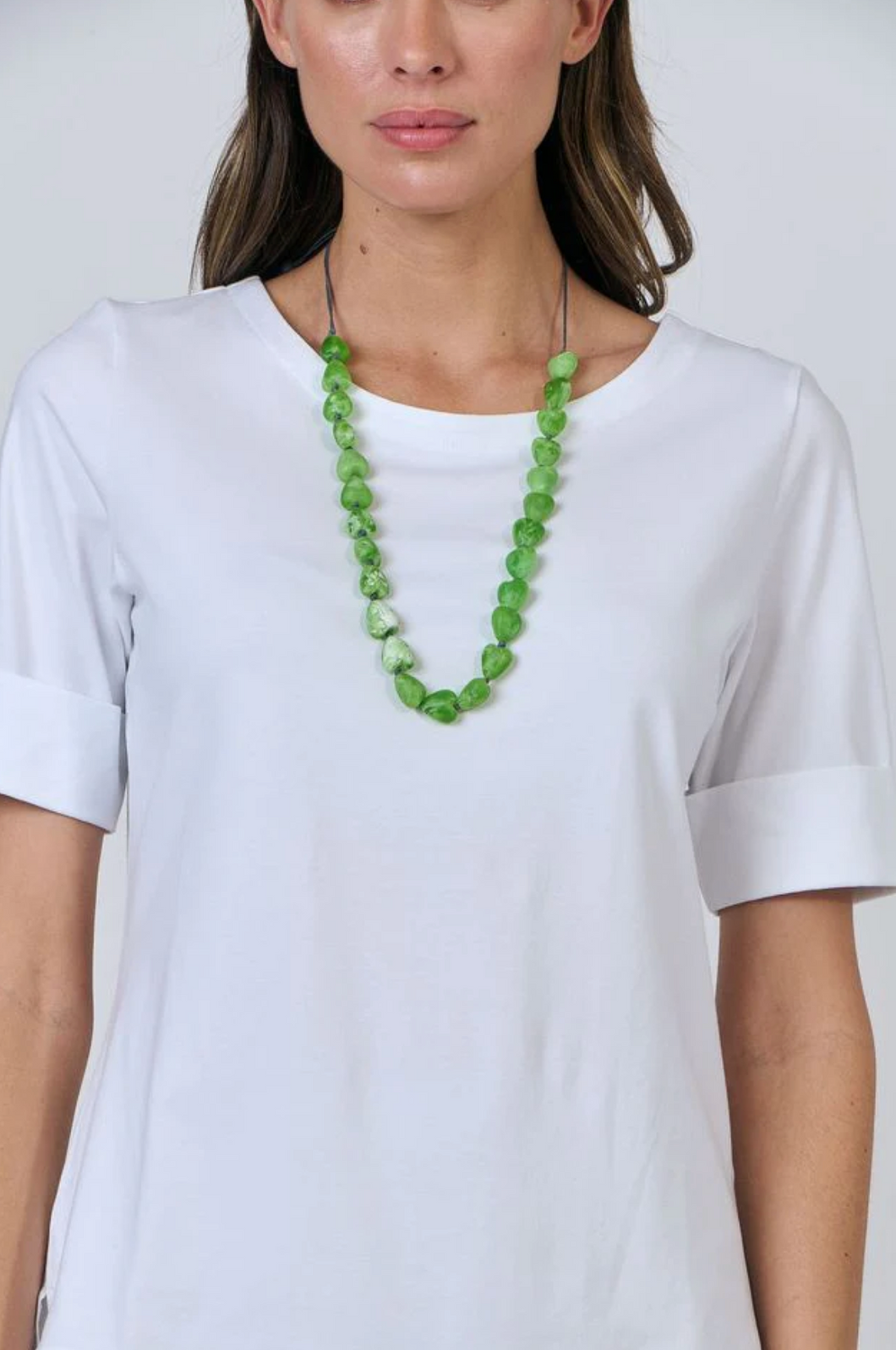 Namastai BB132 Resin Necklace Green