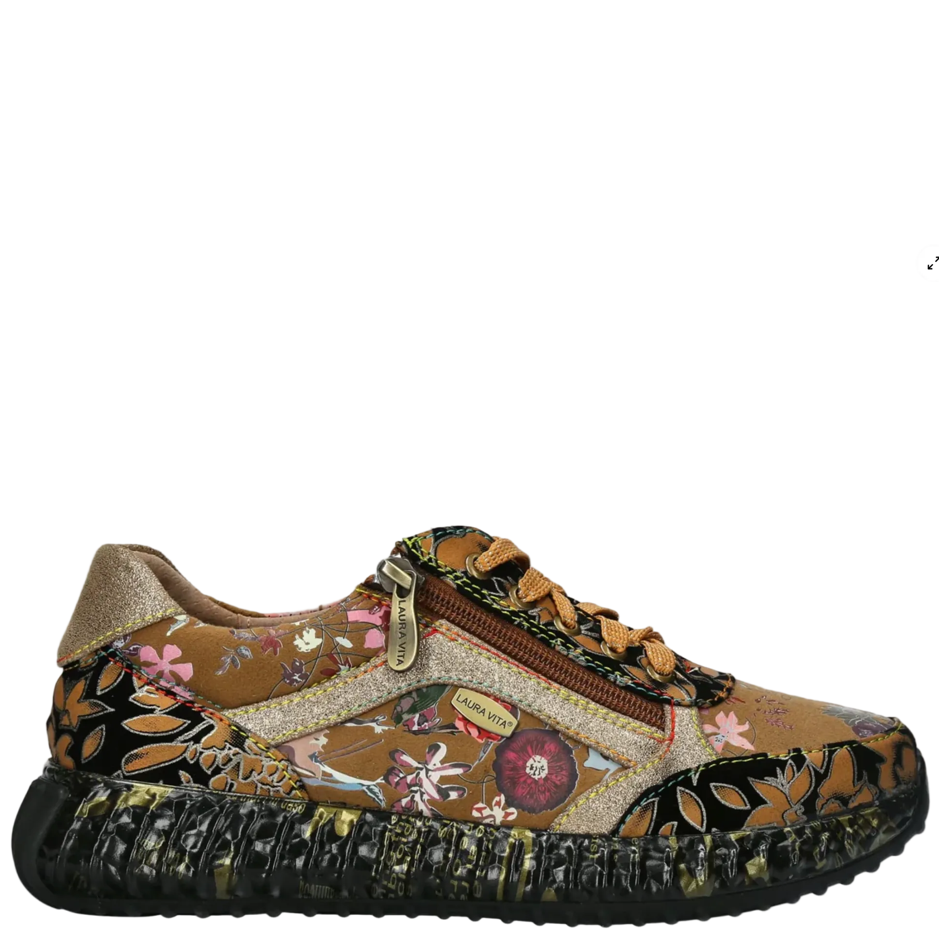 Laura Vita Burton 11 Chataigne Multi Sneakers