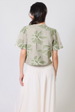 Traffic People Grace & Maude Daisy Top Green
